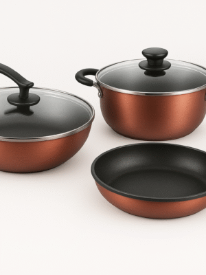 Non-Stick Wok Set（3pc/set)